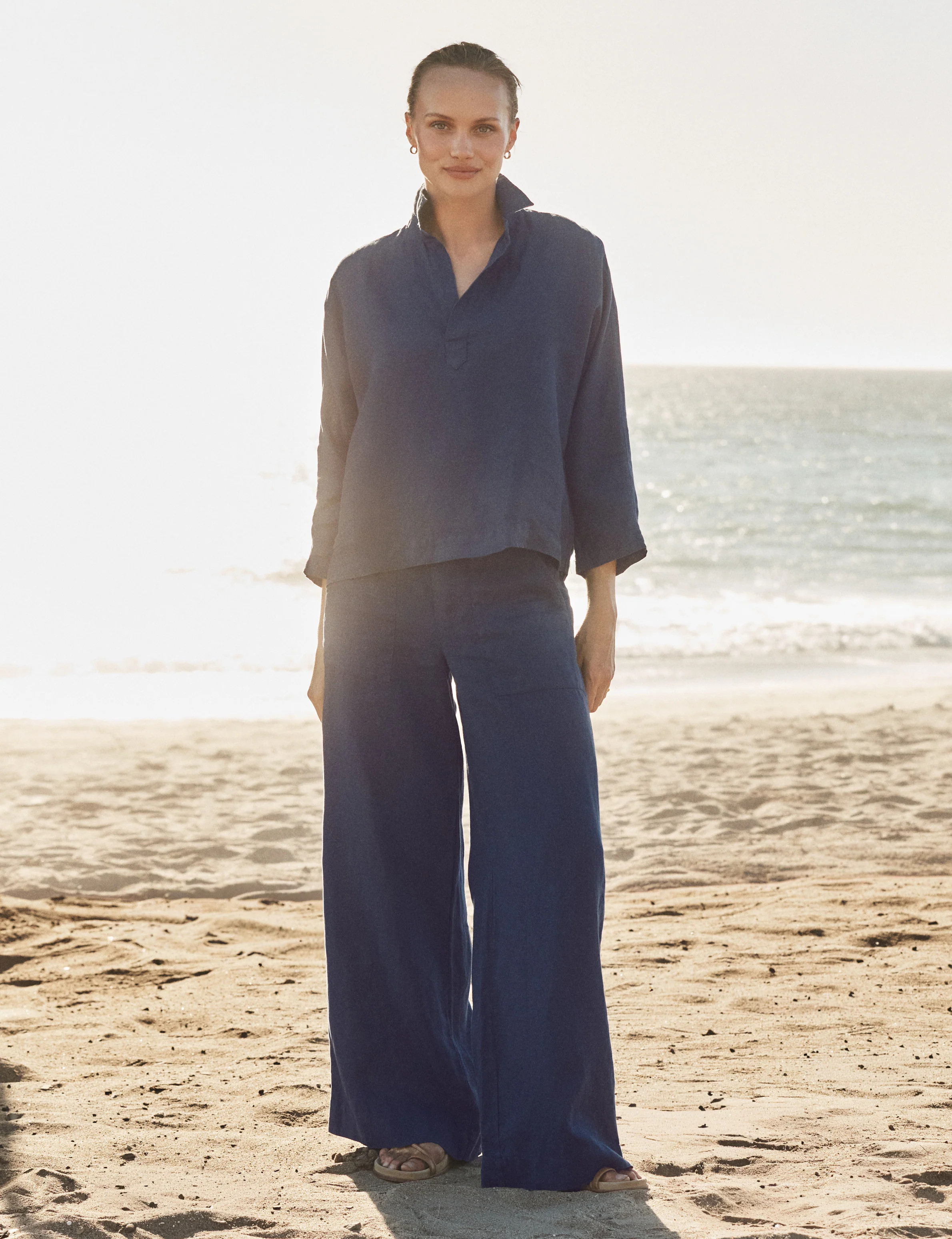 POSITANO GETAWAY SET Navy | Frank & Eileen