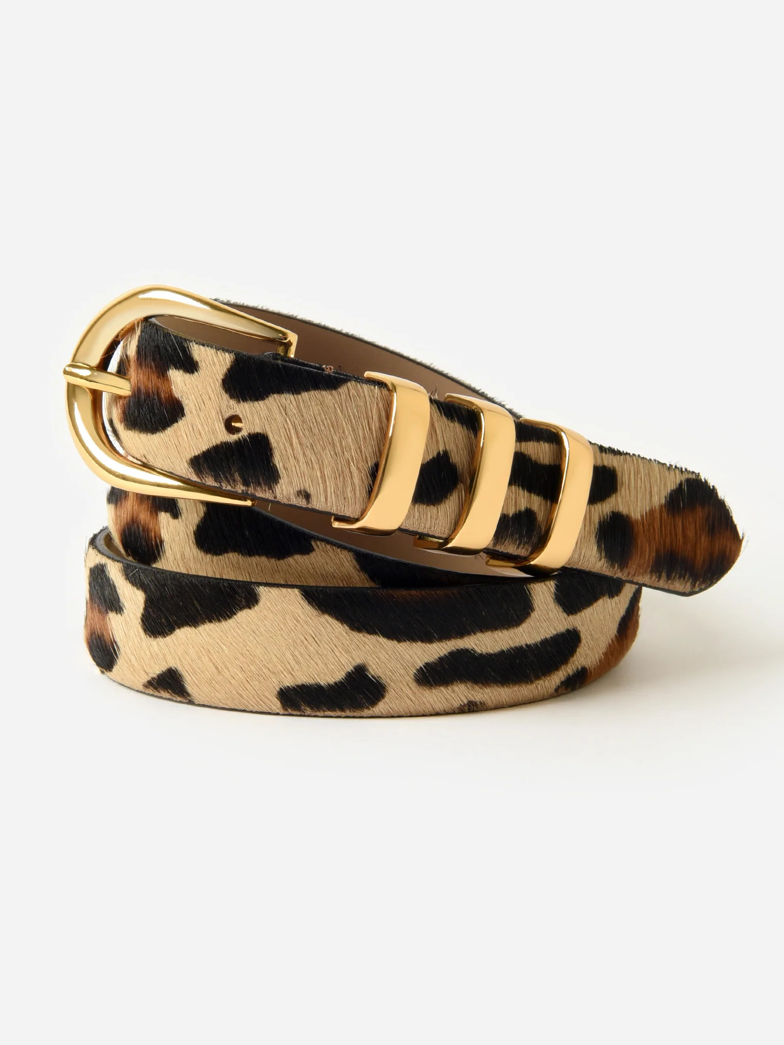 B-LOW THE BELT
                      
                     Women's Kad Calf Hair Belt | Saint Bernard