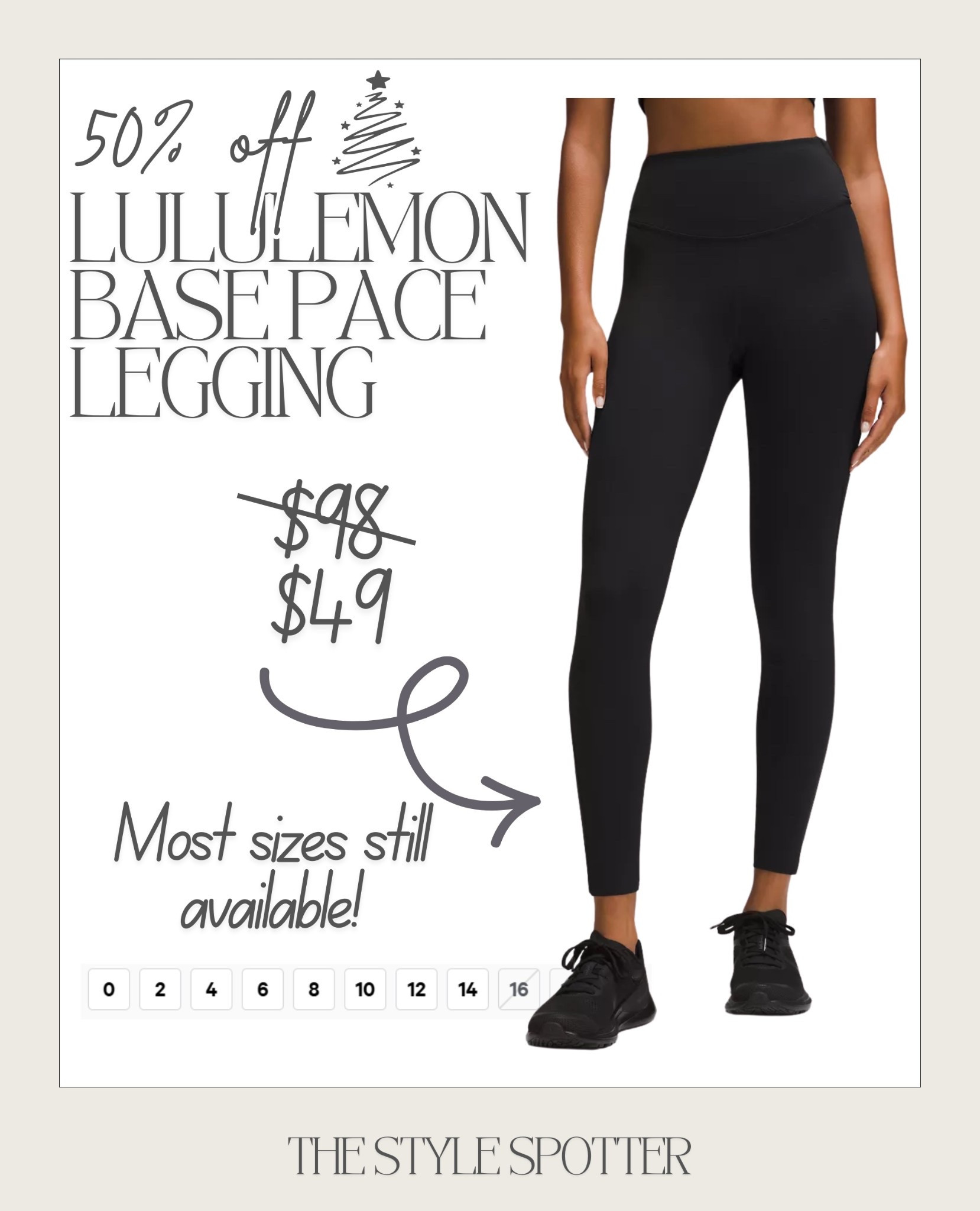 Black Friday Deal 🎄 💝 
Save 50% on Lululemon Base Pace Leggings. Most sizes still available!

#LTKHoliday #LTKGiftGuide #LTKCyberWeek
