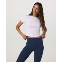 Vuori Pose Fitted T-Shirt | White | XXS | Vuori Clothing (US & Canada)