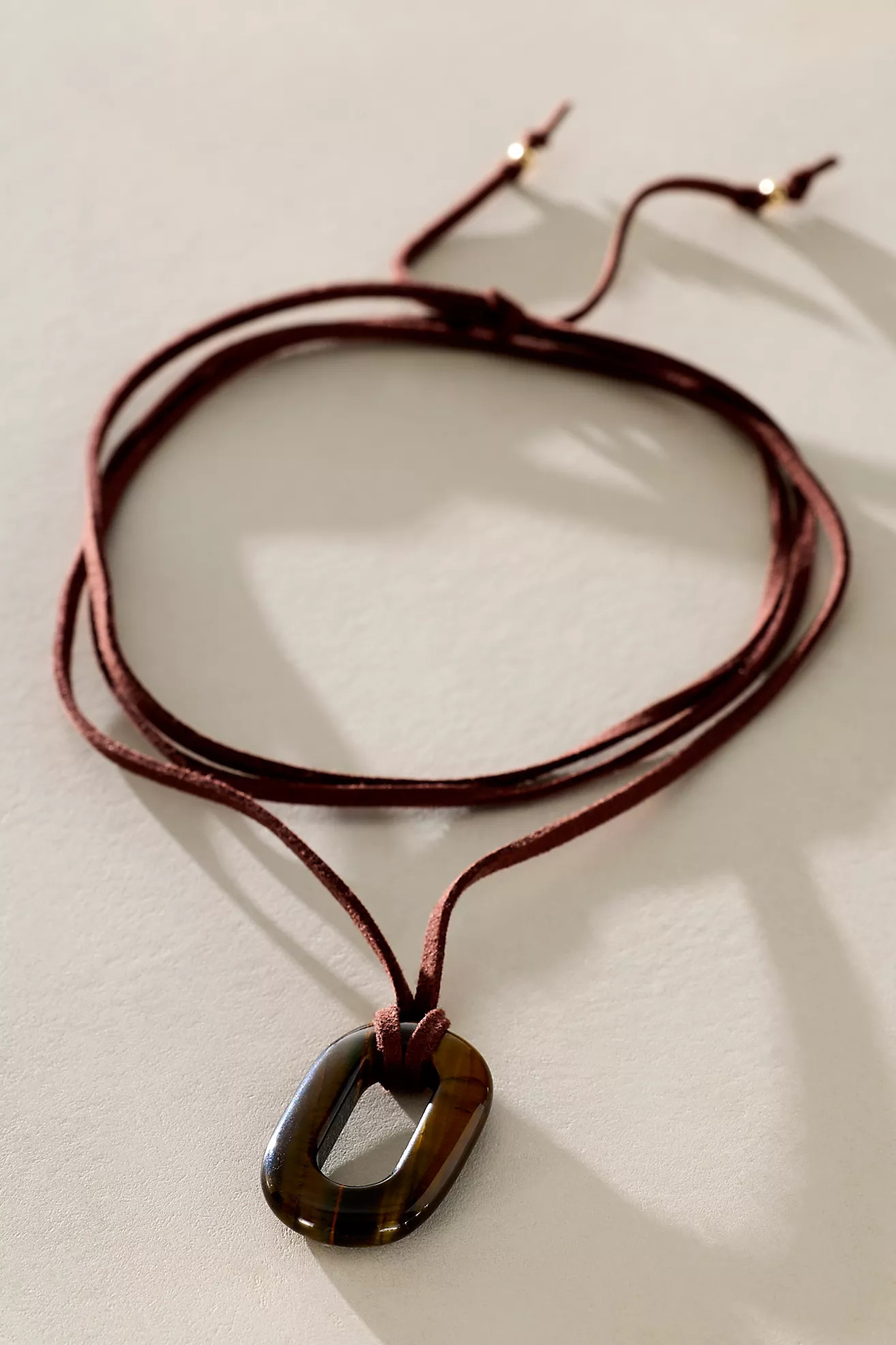 ALV Semiprecious Stone On Suede Necklace | Free People (Global - UK&FR Excluded)