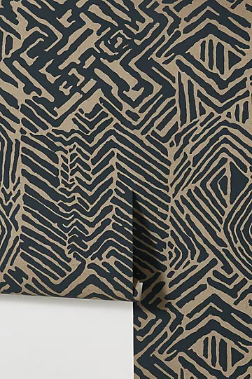 Interlocking Wallpaper | Anthropologie (US)