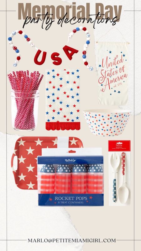 Memorial Day Party Decorations

#LTKFestival #LTKHome #LTKParties