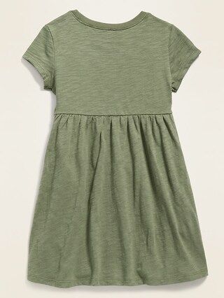 Jersey-Knit Fit & Flare Dress for Toddler Girls | Old Navy (US)