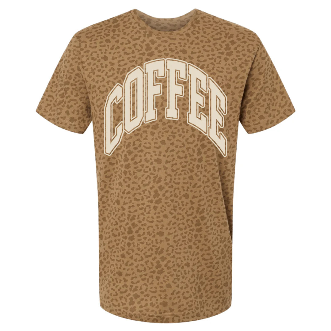 PUFF 'COFFEE' Realtree Camo/Leopard T-Shirt | United Monograms
