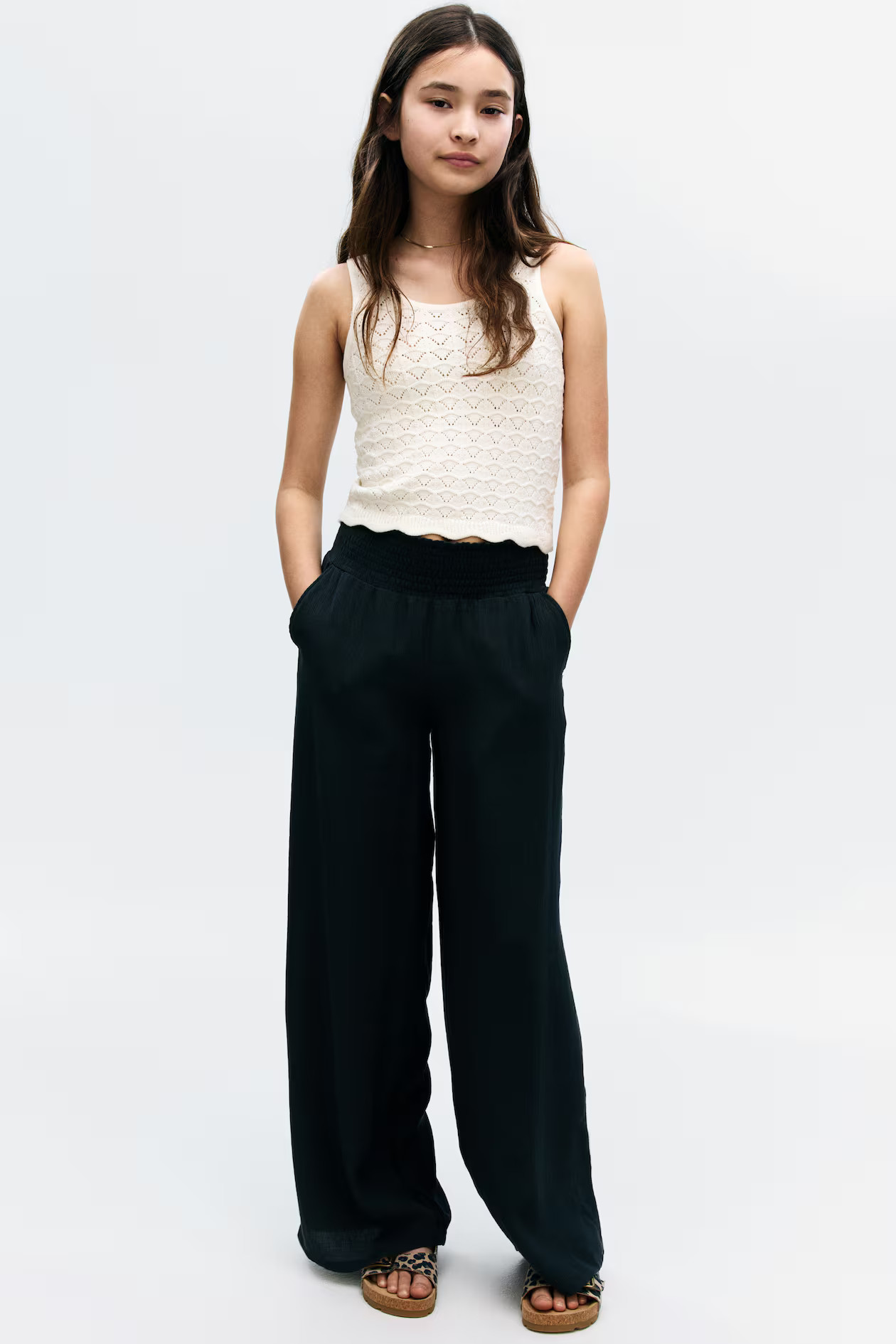 Smocked Crinkled Pants | H&M (US + CA)