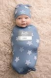 Itzy Ritzy Cocoon and Hat Swaddle Set, Cutie Cocoon Includes Name Announcement Card and Matching Jer | Amazon (US)