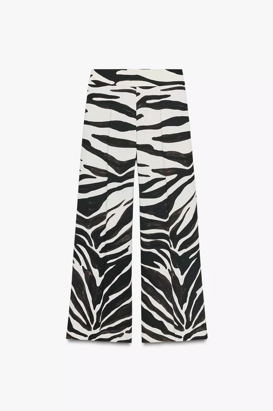 ANIMAL PRINT PANTS ZW COLLECTION | Zara Canada
