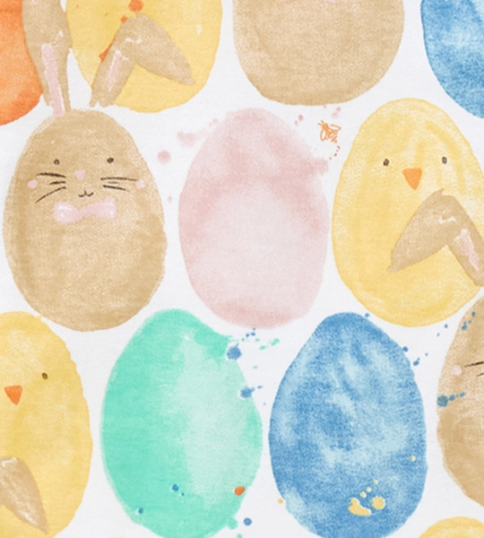 Easter Friends Organic Cotton Pajamas | Burts Bees Baby