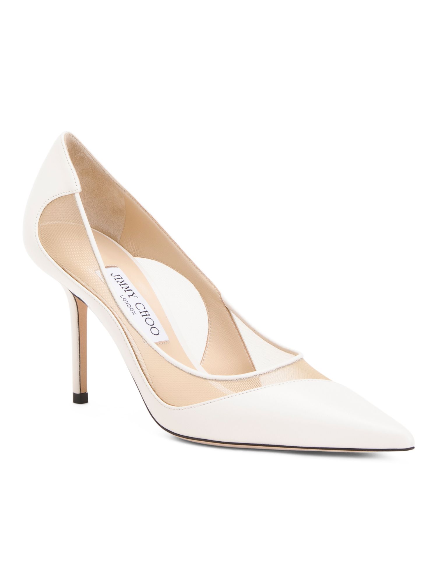 Made In Italy Sheer Insets Pumps | TJ Maxx