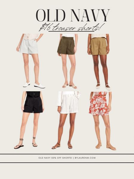 Old Navy trouser shorts $16! Half off shorts! 

#LTKfindsunder50 #LTKsalealert