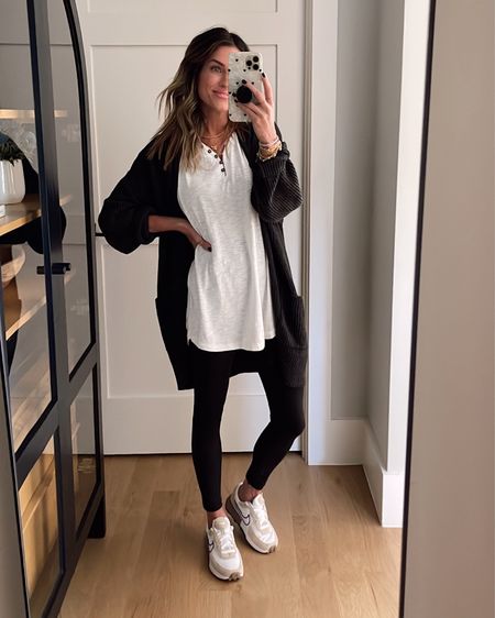 Size small in this Target tee
size xs in Target cardigan 

Casual outfit idea! 

Jen Reed // The Sister Studio



#LTKtravel #LTKstyletip #LTKunder50