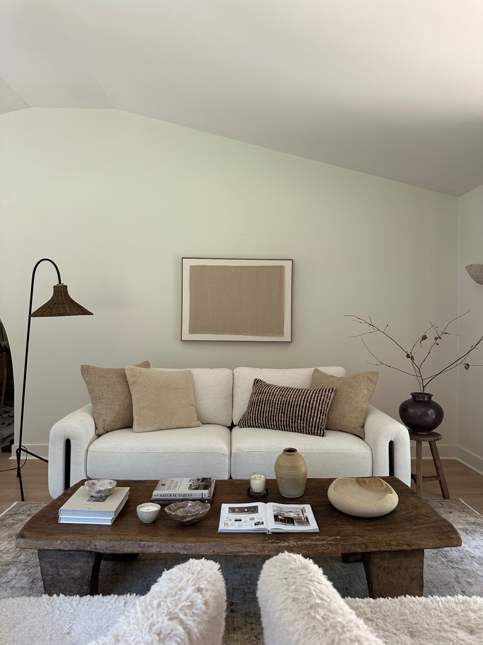 This sofa from Chita living is everything!!! It’s firm but very comfy, the wood detail on the base is stunning and goes so good with this space! 

#LTKSeasonal #LTKSaleAlert #LTKHome