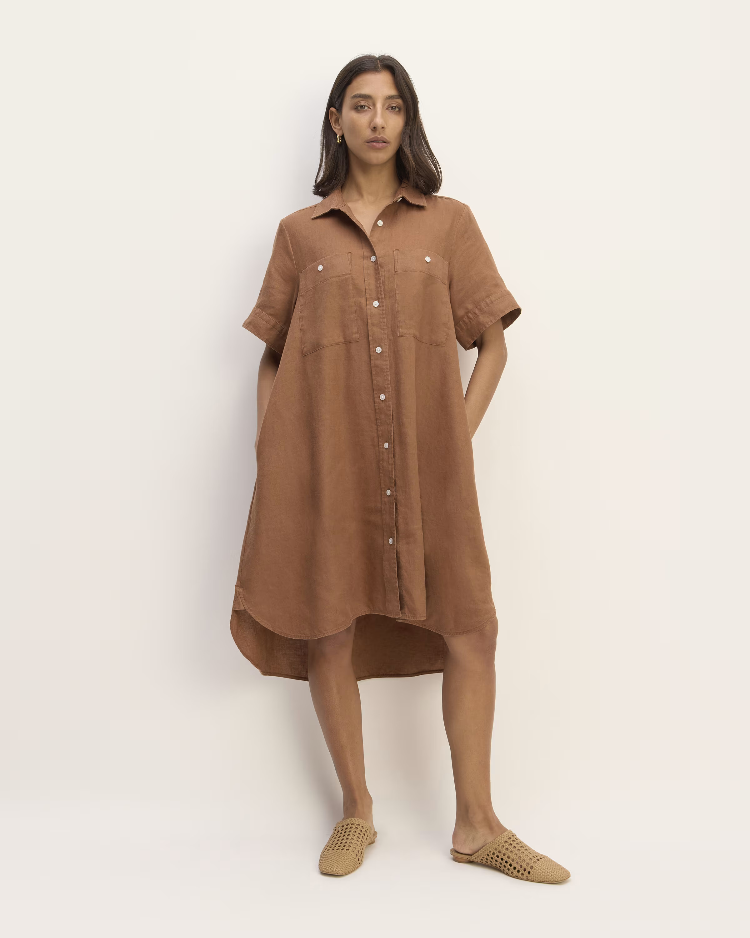 The Linen Daytripper Shirtdress | Everlane