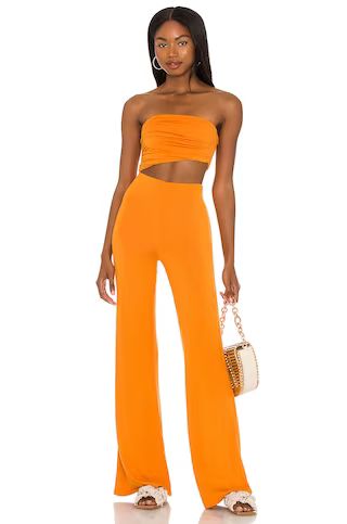 House of Harlow 1960 x Sofia Richie Sosa Jumpsuit in Rich Orange from Revolve.com | Revolve Clothing (Global)