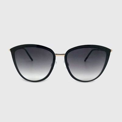 Women's Cat Eye Sunglasses - A New Day™ Black | Target