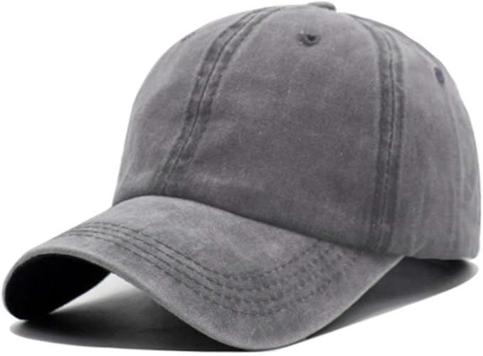 Unisex Vintage Washed Distressed Baseball-Cap Twill Adjustable Dad-Hat… | Amazon (US)