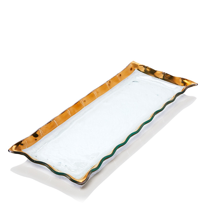 Annieglass Ruffle Rectangular Dish, 17.5 x 6.5 | Bloomingdale's (US)