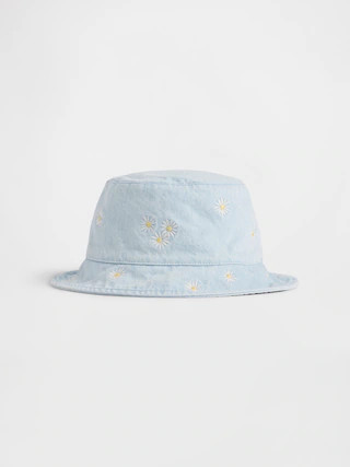 Baby & Toddler Denim Daisy Bucket Hat | Gap (CA)