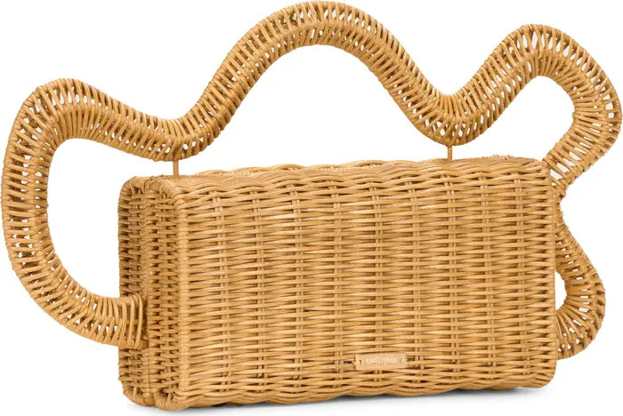 Cult Gaia Elsa Rattan Clutch | Nordstrom | Nordstrom