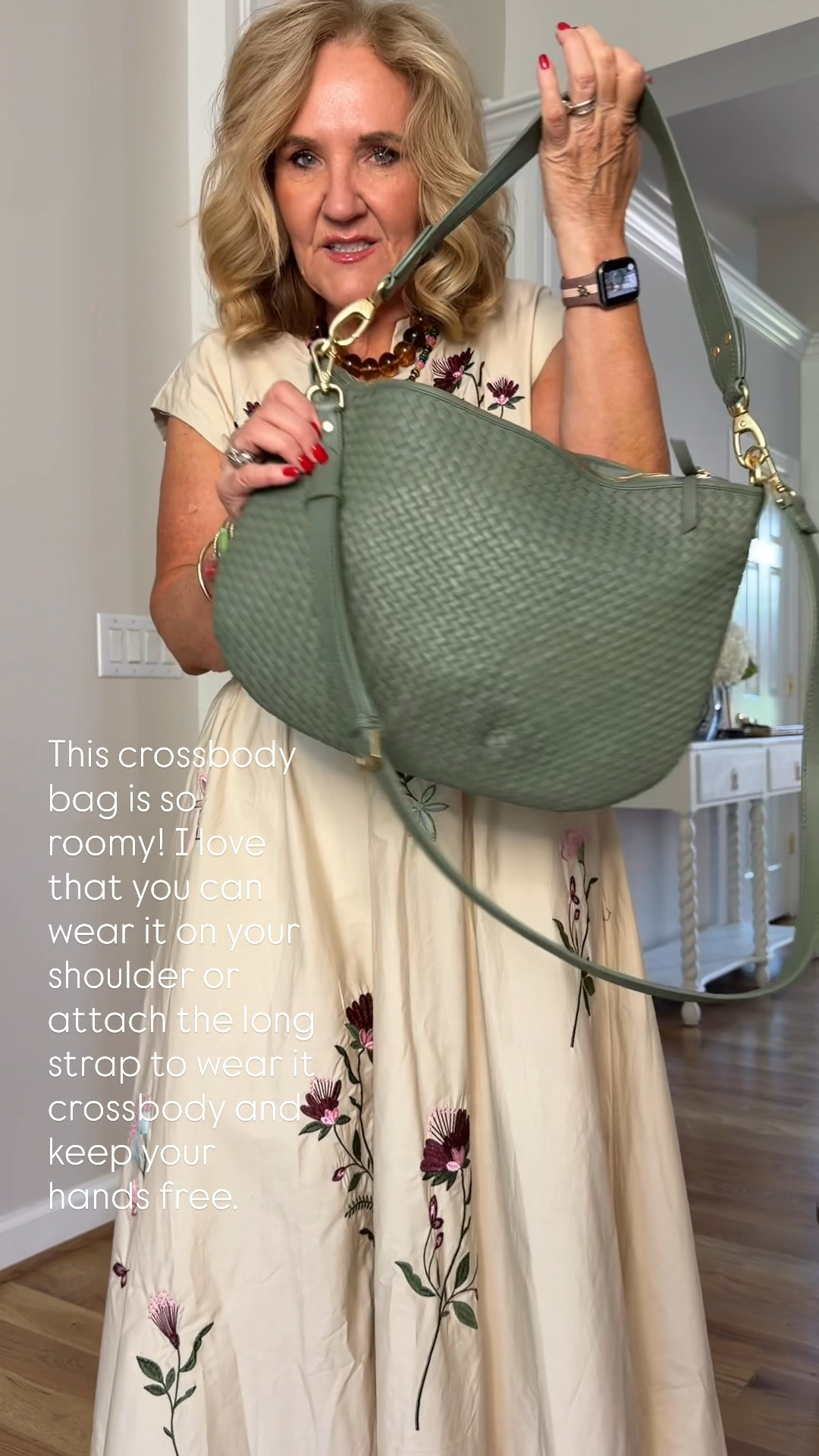 This crossbody bag is one of my everyday essentials! It’s roomy enough to carry everything I need without feeling bulky, and I love that I can wear it as a shoulder bag or switch to the long strap for a hands-free crossbody look. It’s the perfect blend of style, function, and versatility.

💡 LTK MADE EASY
❤️ Heart = Support my posts!
🔖 Save = Get sale & restock alerts
📋 Lists = Keep favorites organized
📲 Share = Send lists and products to a friend. Hello, Christmas List!
💬 Comment = Ask me anything about what I’m wearing. :-)

#LTKootd #LTKSeasonal #LTKOver40