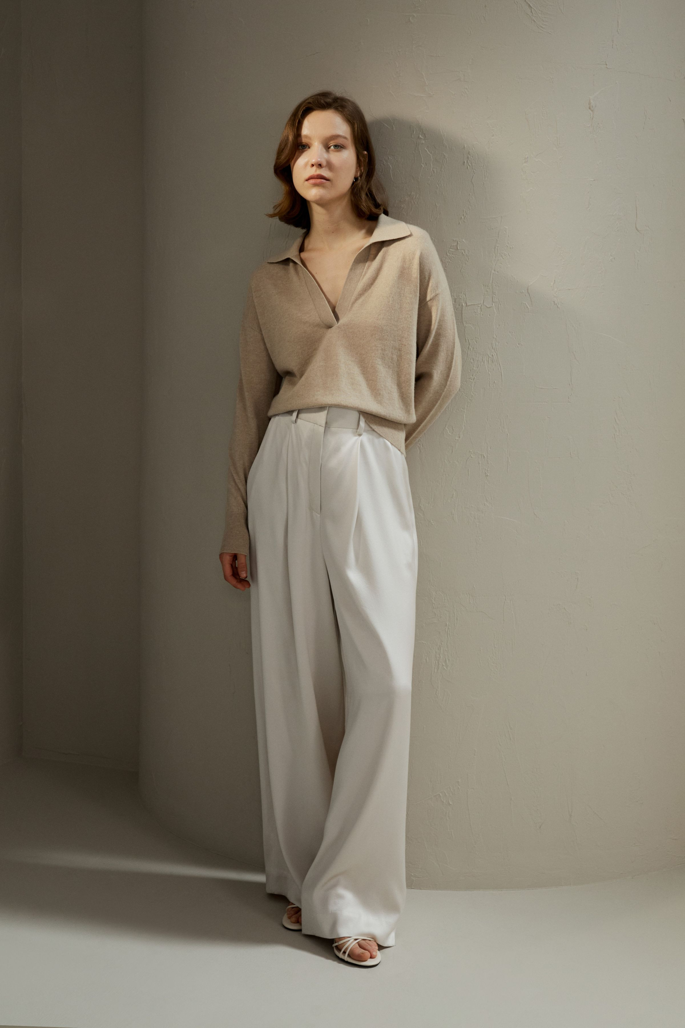 Cashmere Polo Shirt | LILYSILK