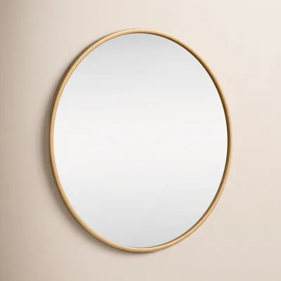 Sabine Metal Round Wall Mirror | Wayfair North America