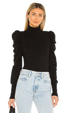 L'Academie Larra Sweater in Black from Revolve.com | Revolve Clothing (Global)