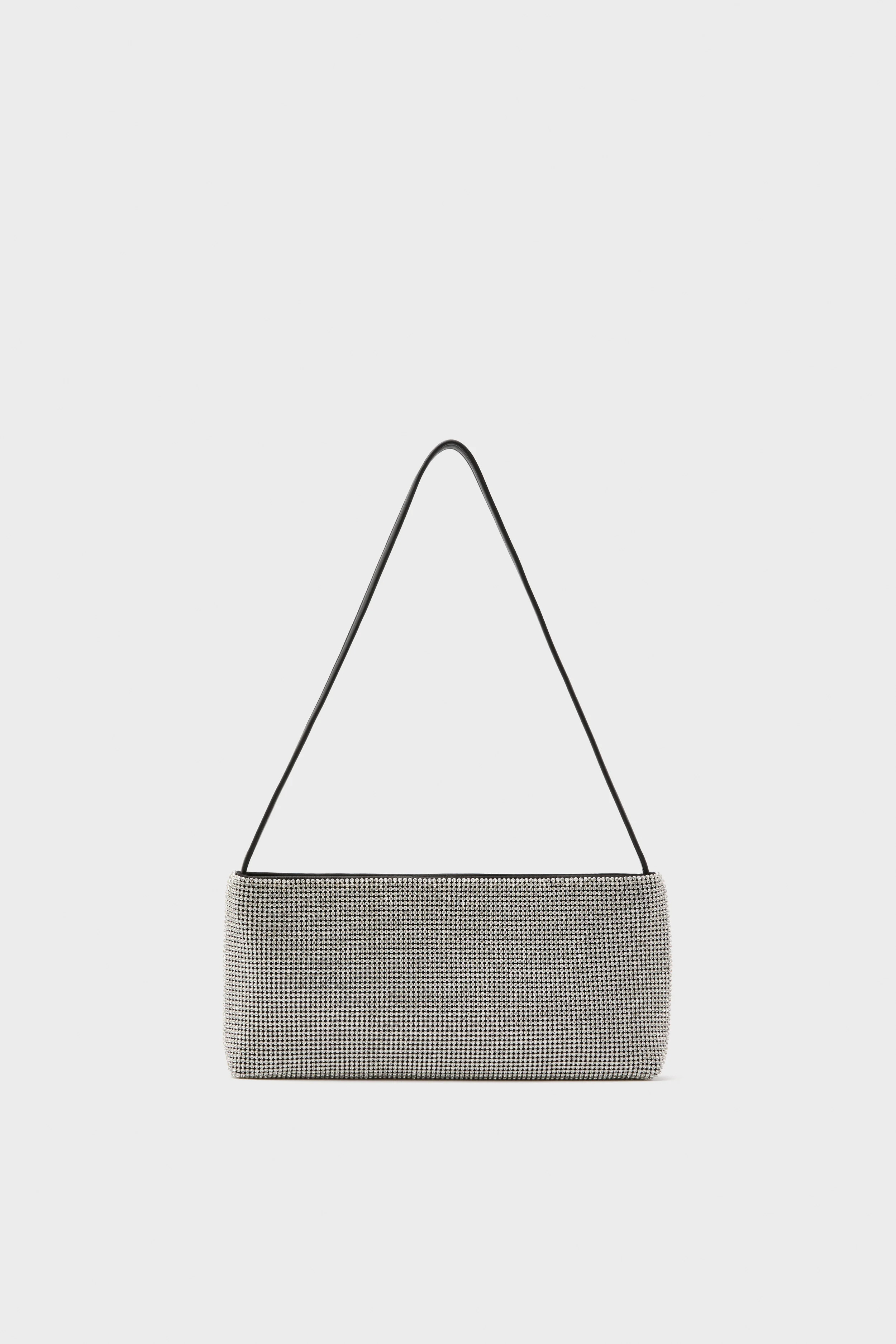 Silver Diamante Sophia Shoulder Bag | Tuckernuck (US)