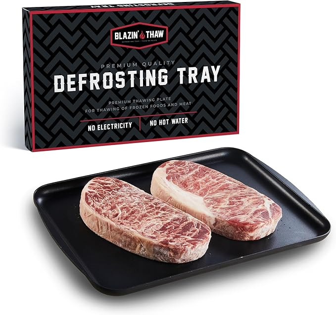 BLAZIN' THAW Defrosting Tray for Frozen Meat | Premium Edition | Aluminium Alloy Plate for Thawin... | Amazon (US)