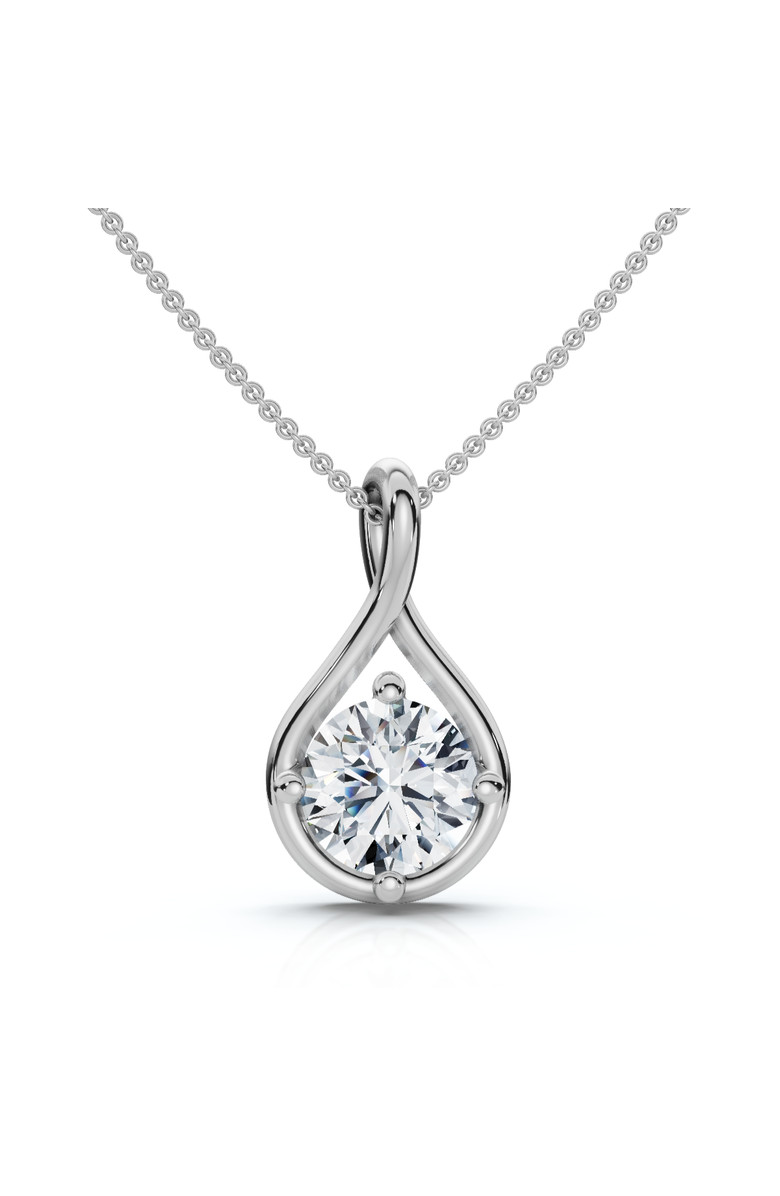 Bliss Diamond 1Ct Diamond Infinity Pendant 14k Gold Necklace 18" Lab Grown EF/VS | Nordstrom | Nordstrom