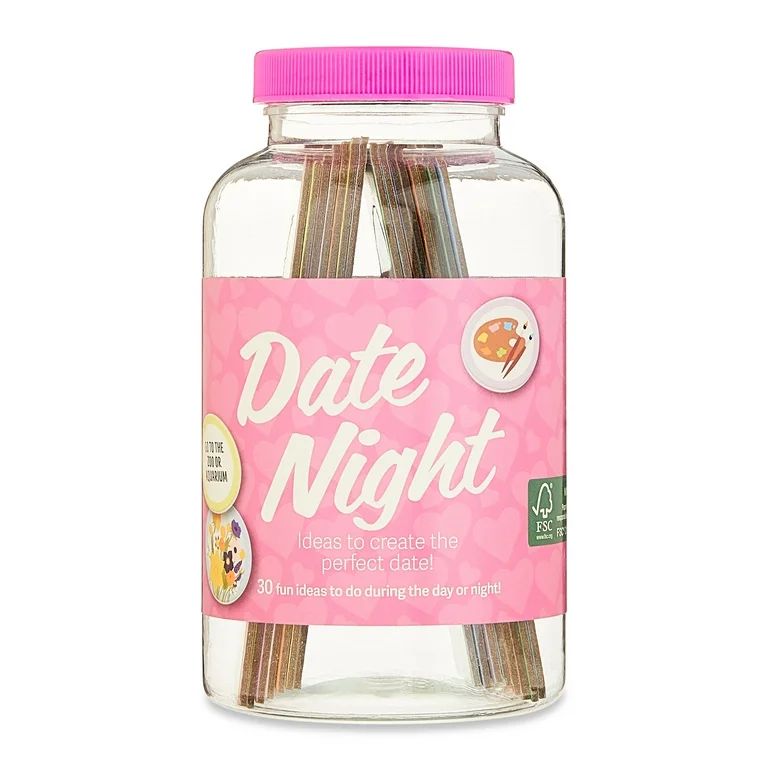 Valentine's Day Date Night Idea Jar, Card Games, by Way To Celebrate - Walmart.com | Walmart (US)