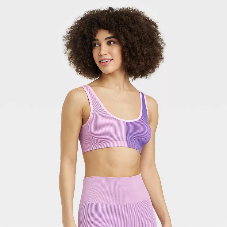 Women's Reversible Ribbed Bralette - Colsie™ | Target
