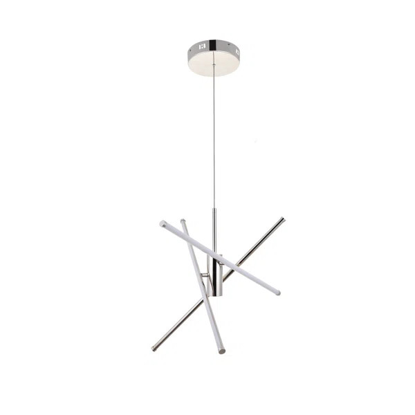 Hulse 3 - Light Dimmable LED Sputnik Modern Linear Chandelier | Wayfair North America