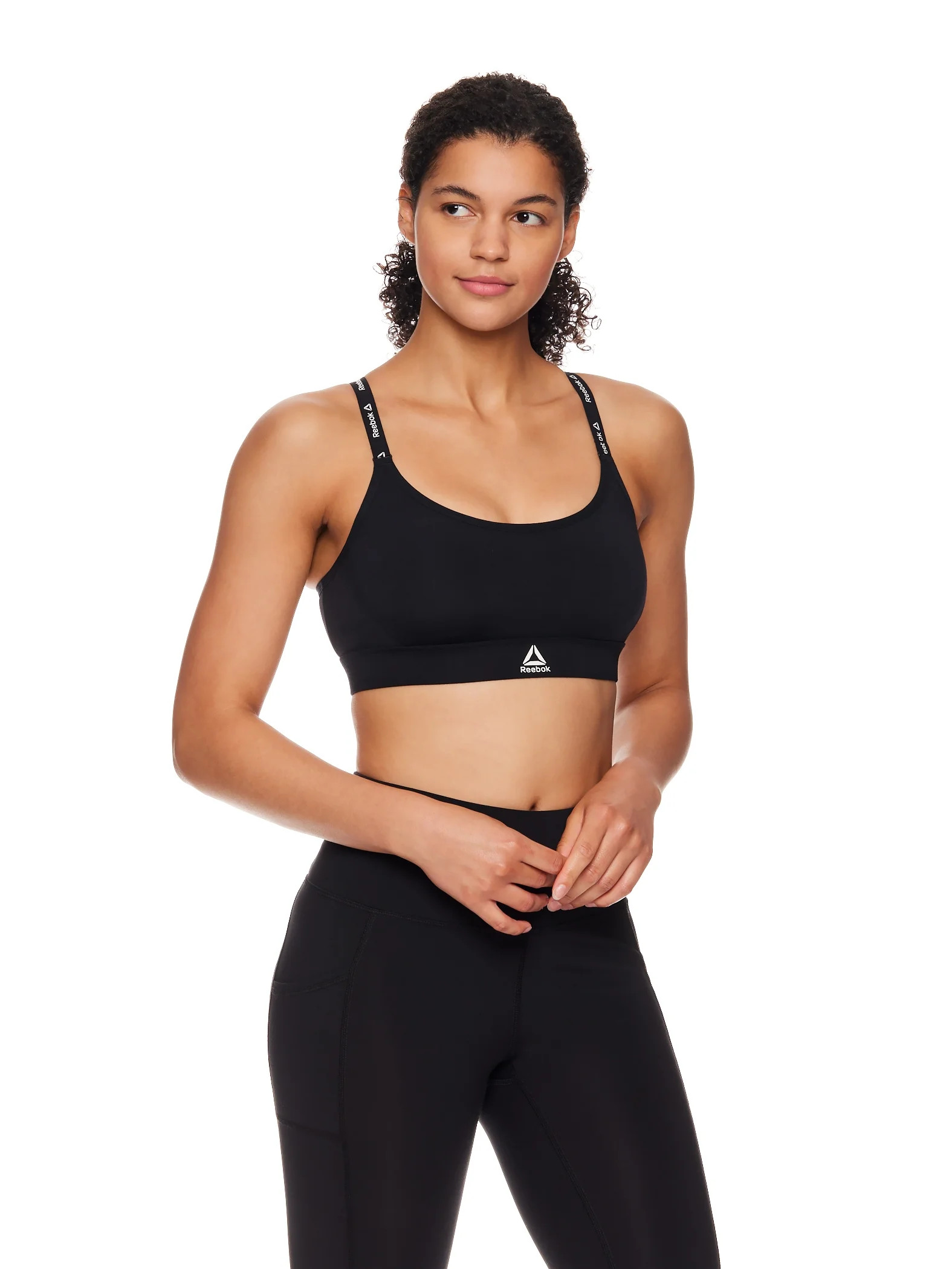 Reebok Women's Low Impact Favorite Bra with Removable Cups, Sizes XS-XXXL | Walmart (US)