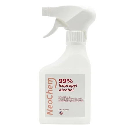 99% Isopropyl Alcohol Spray for Surface Cleaning, Portable Spray Bottle with Fine Mist & Locking Cap, Travel-Size for Pocket and Bag(10 fl oz) | Walmart (US)