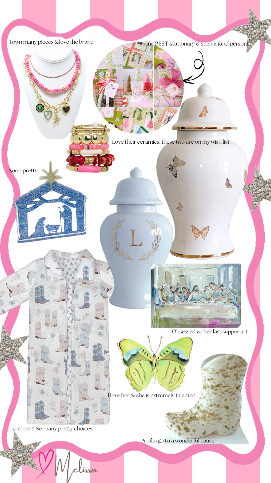 I linked what I could, check IG stories for boutique info! Melissa20 to save on your Allie Bess order! 

#LTKSeasonal #LTKGiftGuide #LTKHoliday