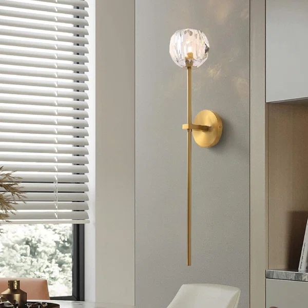 Dezon 1 - Light Dimmable Gold Wallchiere | Wayfair North America