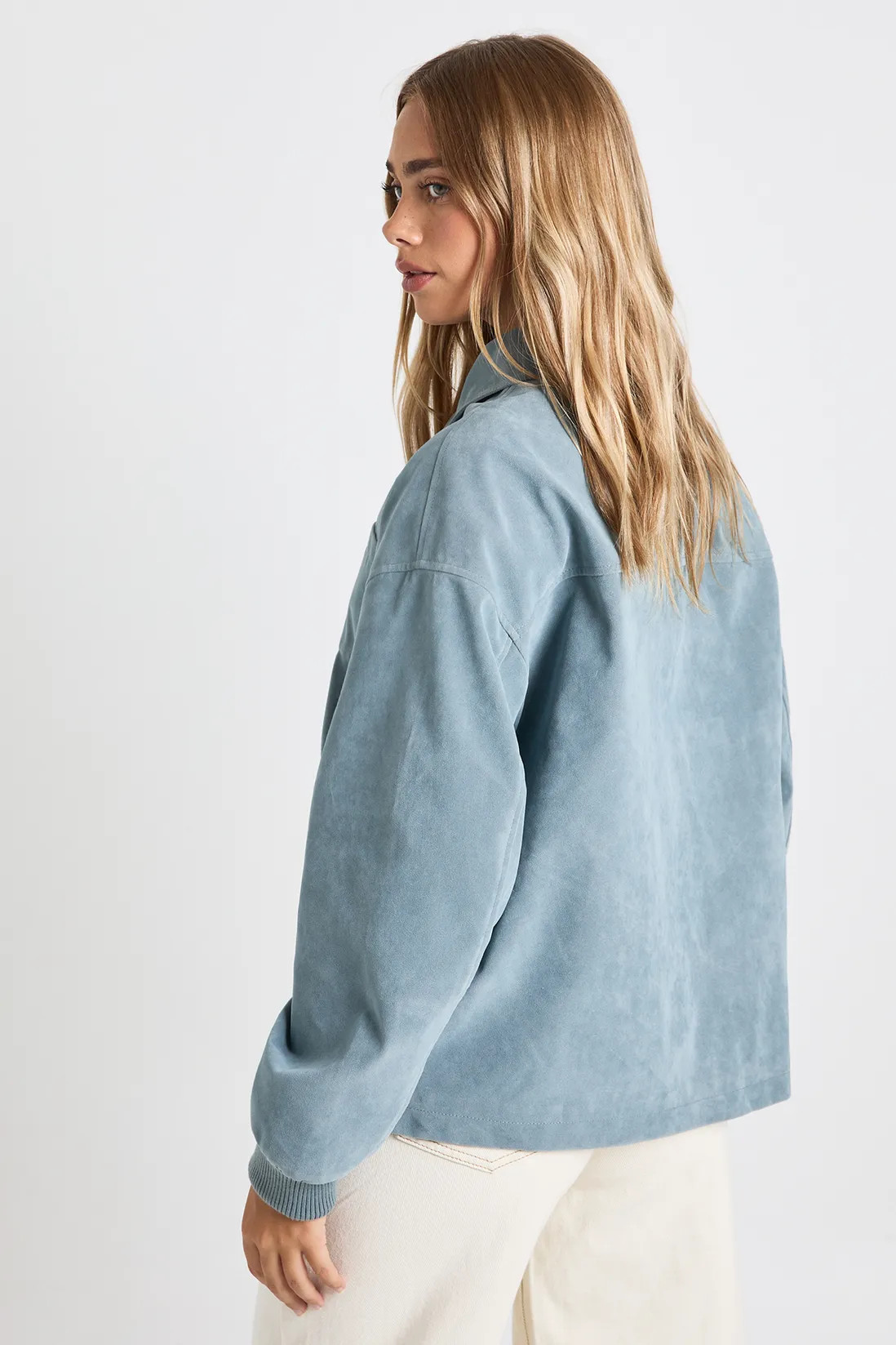 Faux Suede Bomber Jacket | Boohoo.com (UK & IE)