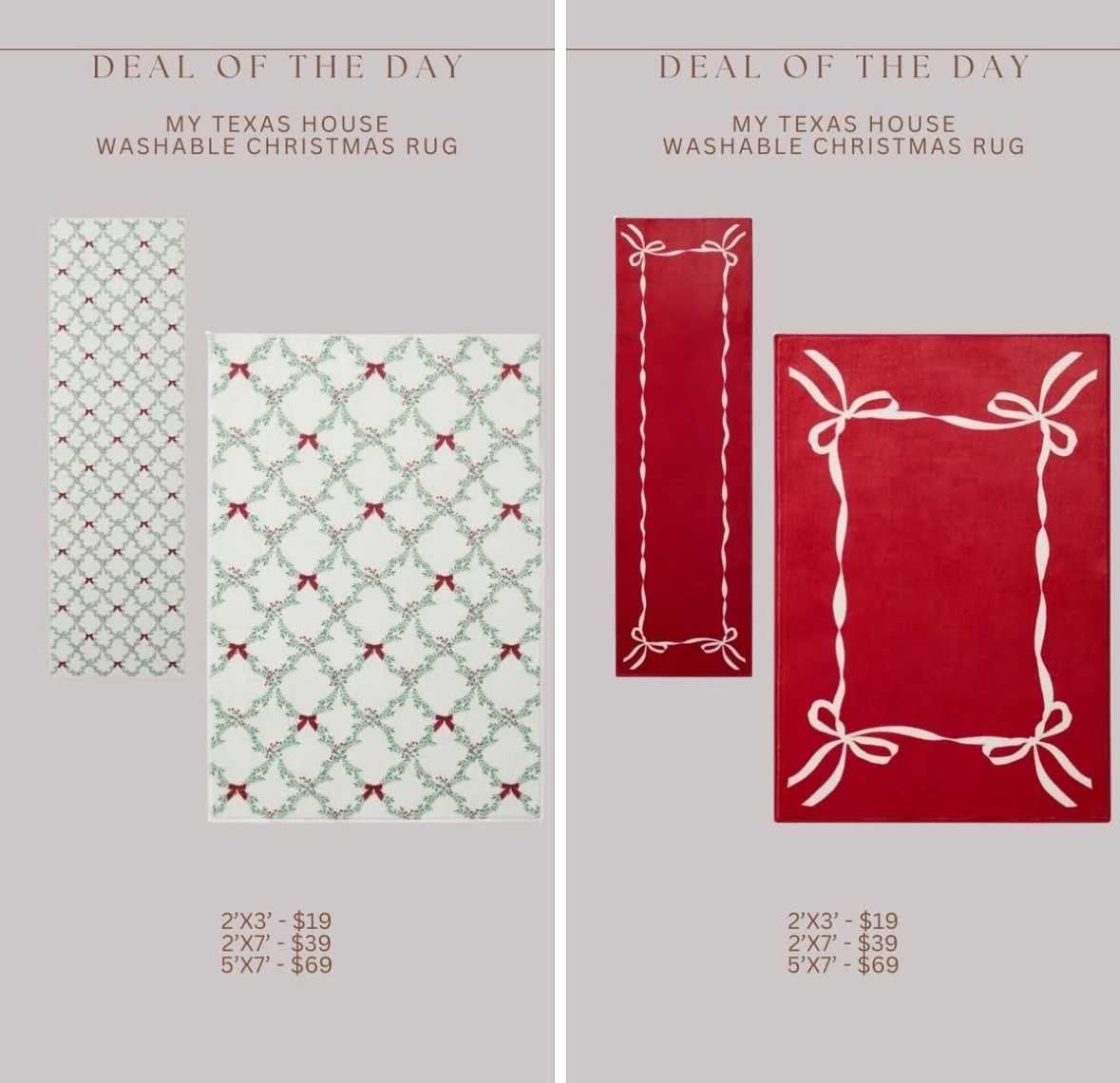 JUST LAUNCHED!! 🚨🎄 brand new my Texas house budget friendly Christmas rugs! Will sellout fast! 

#LTKSeasonal #LTKFamily #LTKHoliday