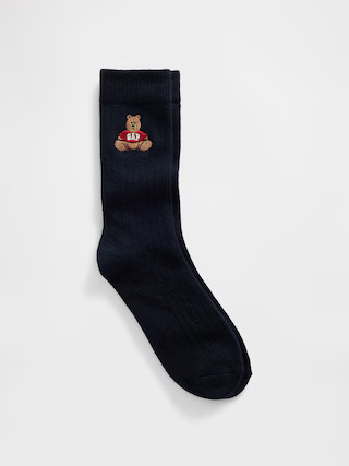 Brannan Bear Logo Crew Socks | Gap (US)