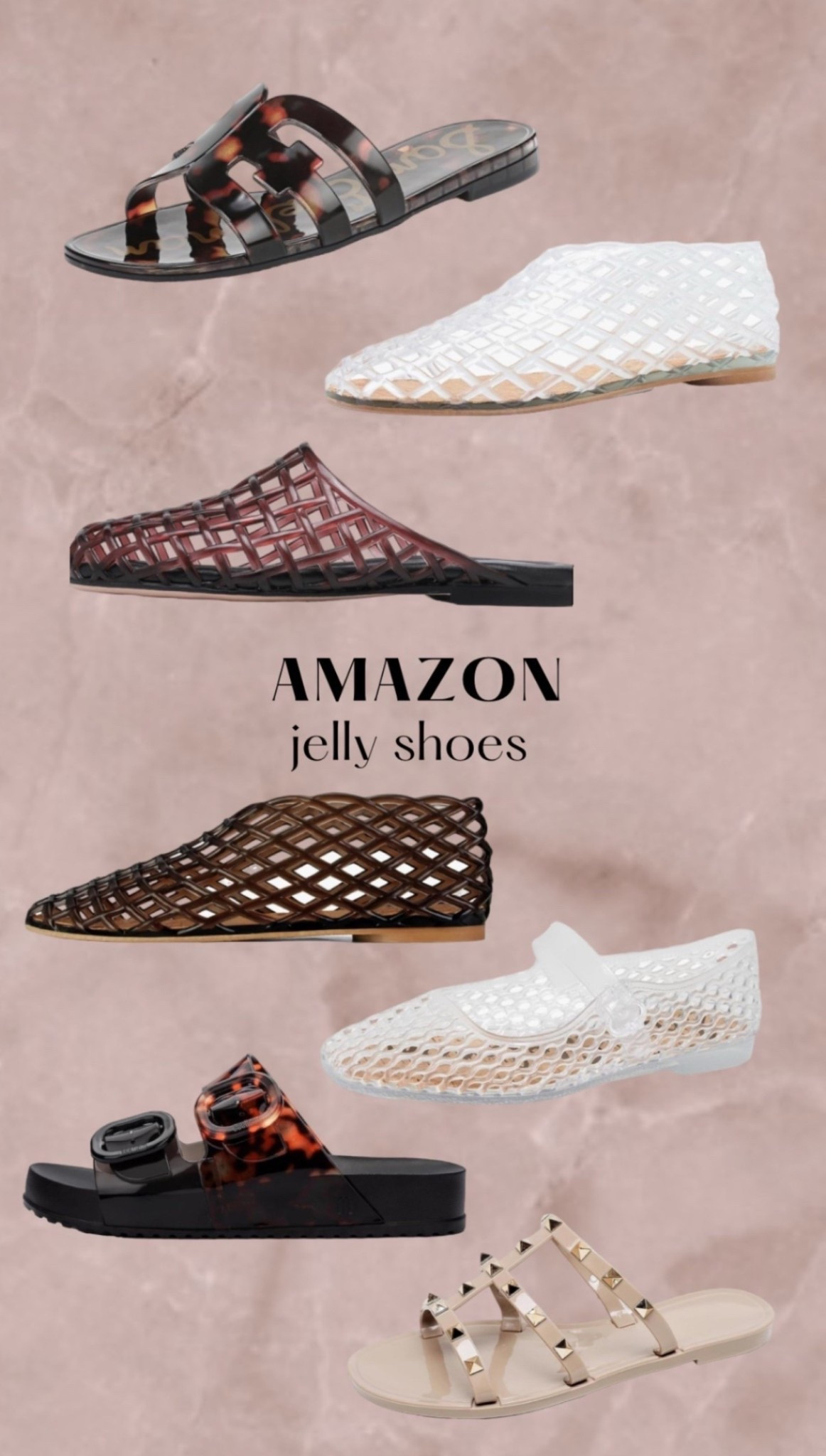 Summer shoes.  Jelly shoes 