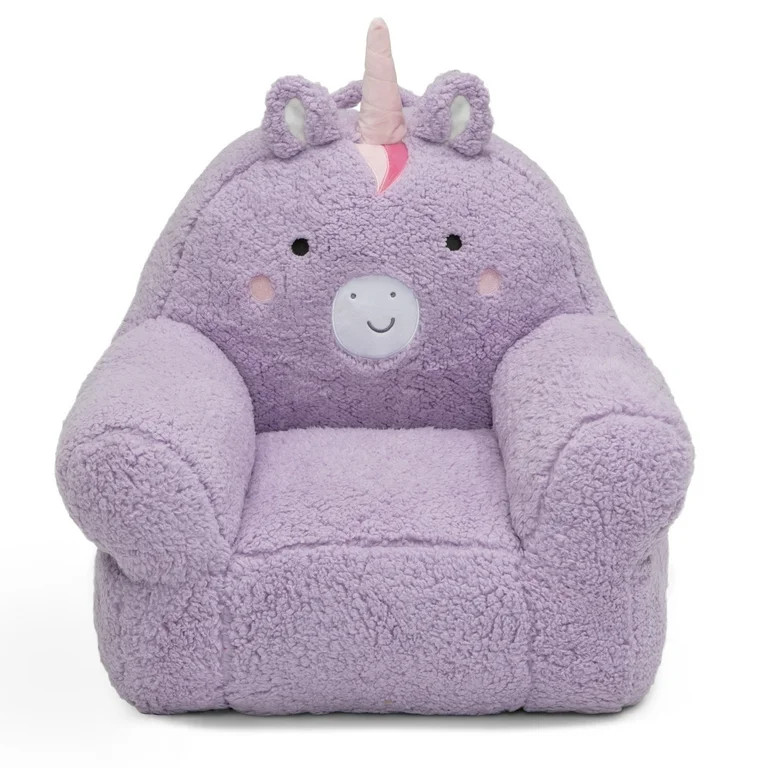 Delta Children Unicorn Cozee Buddy Chair, Purple | Walmart (US)