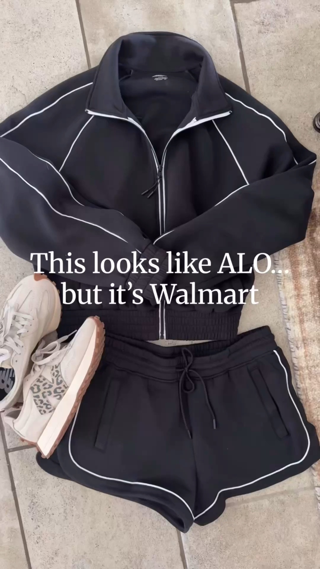 Comment “SET PLEASE” for details. This looks like Alo Yoga but it’s from Walmart 👀 An elevated active skort + pullover jacket set that’s comfy, flattering, and mom-life approved.
✔️ Built-in shorts (YES)
✔️ Skort is so flattering on the legs
✔️ Pullover layers perfectly
✔️ Looks $$$, costs way less
#walmartfashion 

#LTKSaleAlert #LTKgrwm #LTKmomlife