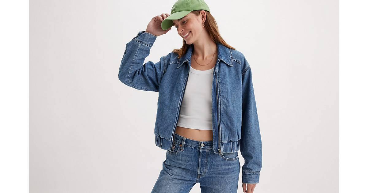 Ingrid Shrunken Jacket - Medium Wash | Levi's® US | LEVI'S (US)