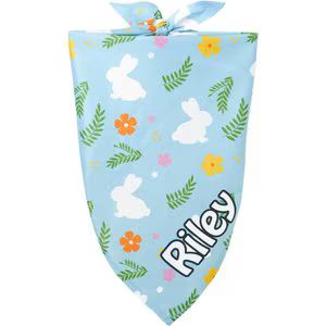 Frisco Easter Bunny Personalized Dog & Cat Bandana | Chewy.com