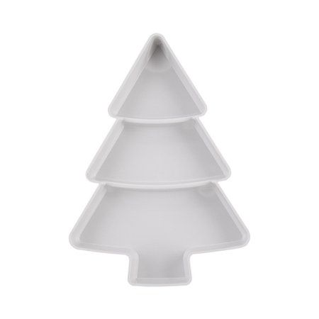 Overtake Household Plastic Tree Shape Nuts Fruits Plates Christmas Tree Snack Serving Dishes Tray | Walmart (US)