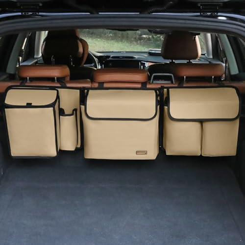 MARKSIGN Deluxe Trunk and Backseat Organizer for Medium or large size SUVs & RVs, Detachable Storage Modules with Built-in Cooler, Patent Pending | Amazon (US)