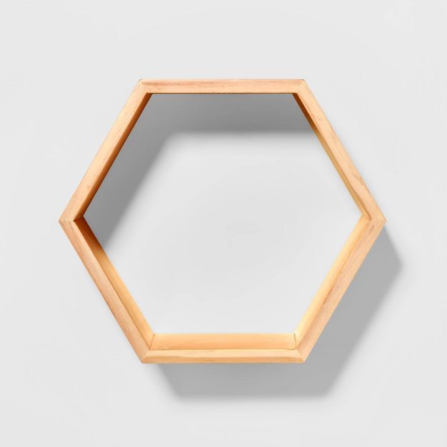 Natural Wood Hexagon Shelf - Pillowfort™ | Target