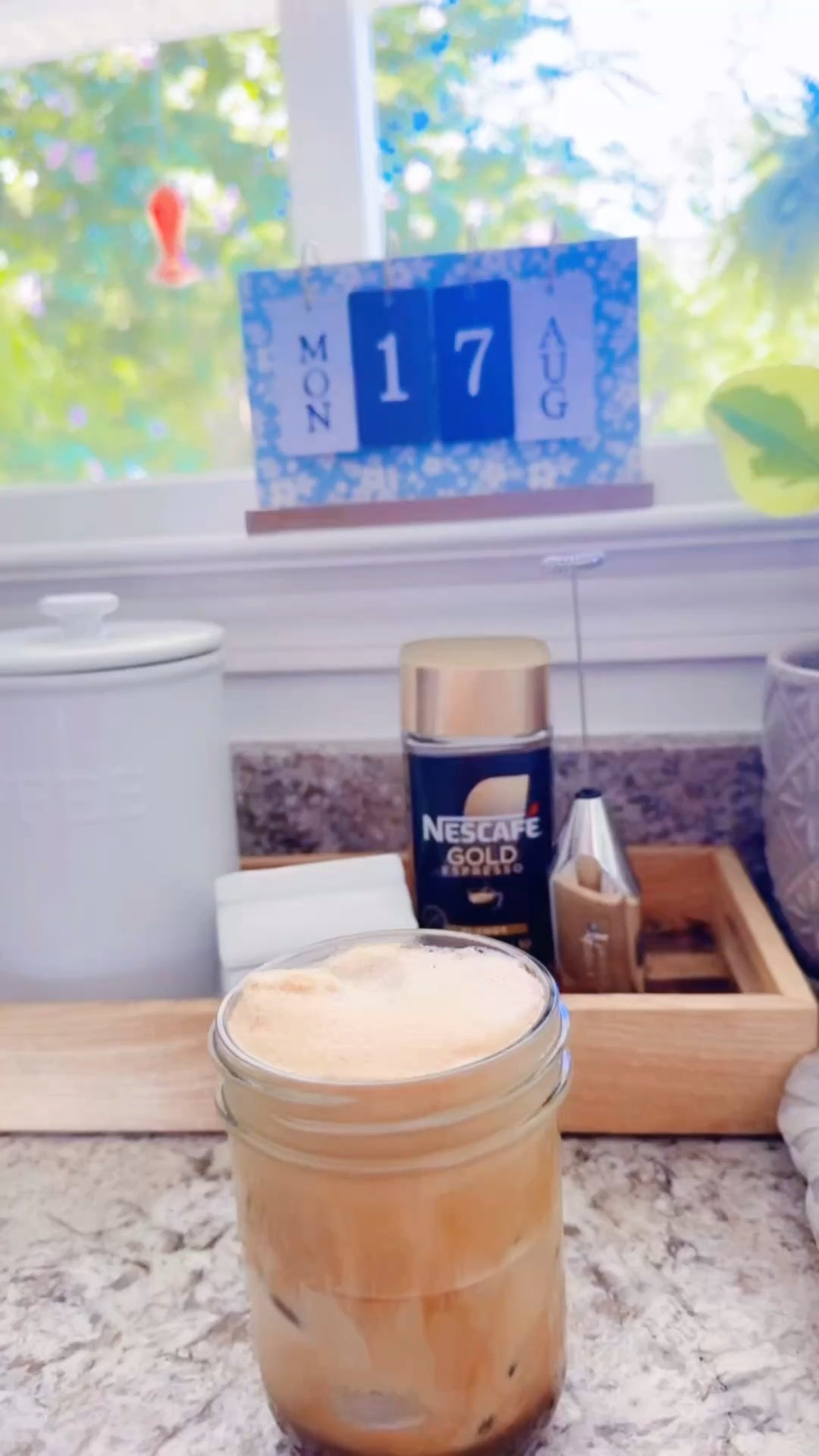 And an afternoon homemade iced latte 🧋 (y’all I have perfected 👌🏽 my @nescafe instant espresso ☕️ recipe - let me know if you want it !! 🫶🏽) while both babies 👶🏼 are down for their naps 💤- the best!! 🥰 Gearing up for our very first fall tball practice tonight ⚾️ - with “Dada” head-coaching 🧢 again!! 🥳